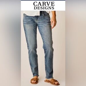 Carve Designs Carson Faded Blue Denim Jeans size 2